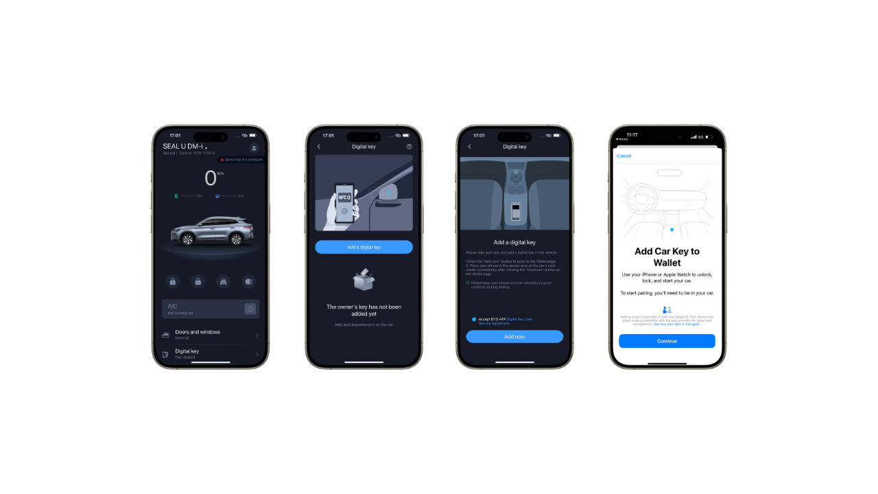 Konfigurowanie klucza cyfrowego 完美真人 na telefonie iPhone