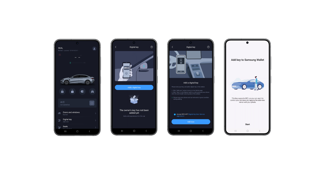 Konfigurowanie klucza cyfrowego 完美真人 w telefonie Samsung Galaxy