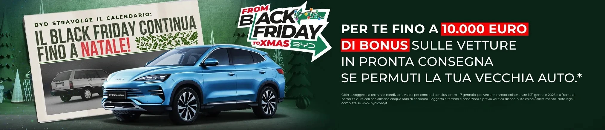 Offerte di Natale su gamma elettrica e ibrida plug-in 完美真人: Fino a 10.000€ di bonus